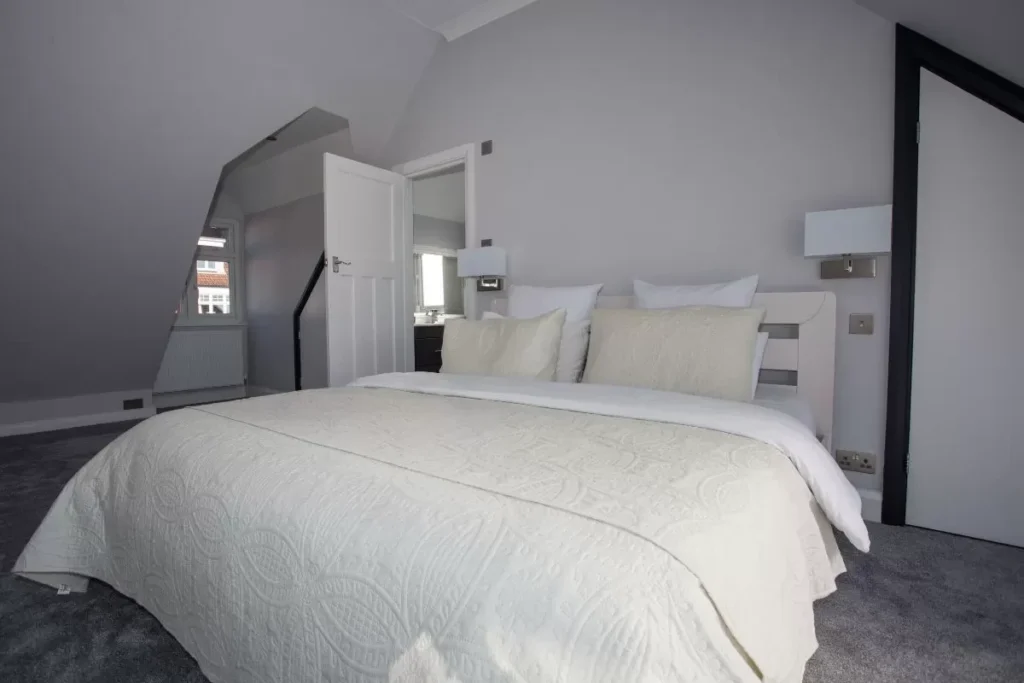 Walk in Wardrobe in loft bedroom LMB Lofts